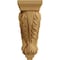 Ekena Millwork 5"W x 7"D x 14"H Large Acanthus Wood Corbel, Alder CORW05X07X14ACAL - alternate 2